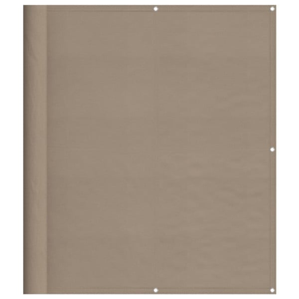 Parawan Balkonowy Mata Balkonowa Osłona Balkon Taras Taupe 120x1000 cm 953067