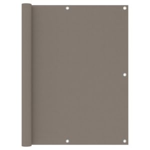 Parawan Balkonowy Mata Balkonowa Osłona Balkon Taras Taupe 120×400 cm 952764 Parawan Balkonowy Mata Balkonowa Osłona Balkon Taras Taupe 120×400 cm 952764