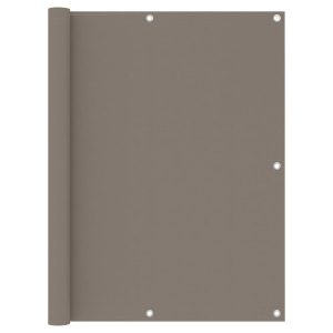 Parawan Balkonowy Mata Balkonowa Osłona Balkon Taras Taupe 120×500 cm 952971 Parawan Balkonowy Mata Balkonowa Osłona Balkon Taras Taupe 120×500 cm 952971
