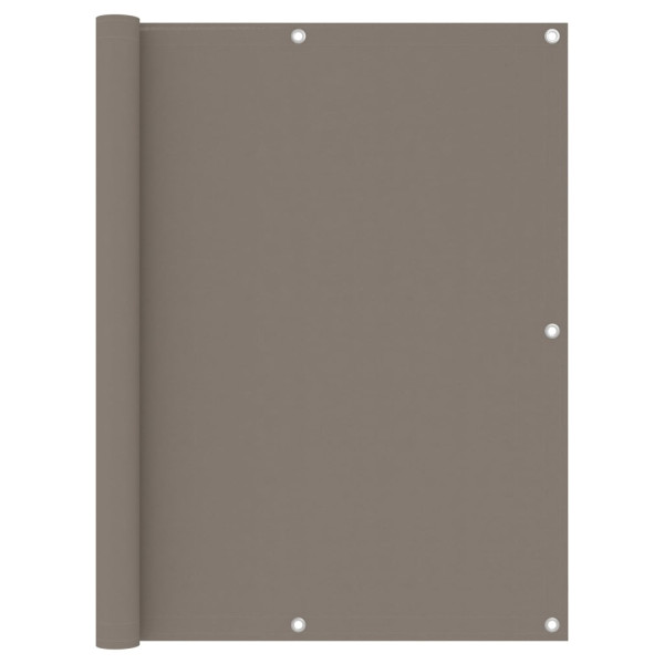 Parawan Balkonowy Mata Balkonowa Osłona Balkon Taras Taupe 120x500 cm 952971