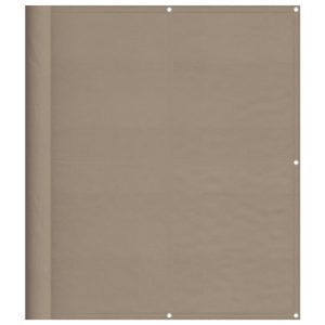 Parawan Balkonowy Mata Balkonowa Osłona Balkon Taras Taupe 120×700 cm 952816 Parawan Balkonowy Mata Balkonowa Osłona Balkon Taras Taupe 120×700 cm 952816