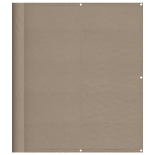 Parawan Balkonowy Mata Balkonowa Osłona Balkon Taras Taupe 120x700 cm 952816