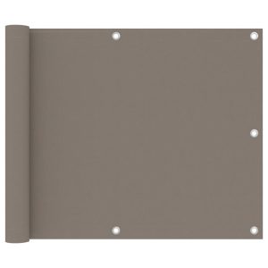Parawan Balkonowy Mata Balkonowa Osłona Balkon Taras Taupe 75×300 cm 952790 Parawan Balkonowy Mata Balkonowa Osłona Balkon Taras Taupe 75×300 cm 952790