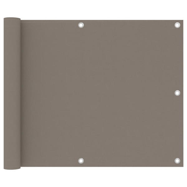 Parawan Balkonowy Mata Balkonowa Osłona Balkon Taras Taupe 75x300 cm 952790
