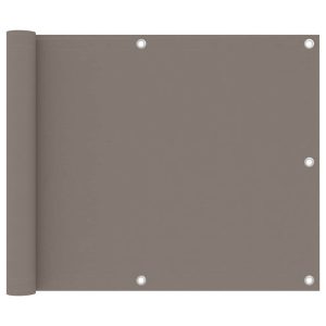 Parawan Balkonowy Mata Balkonowa Osłona Balkon Taras Taupe 75×600 cm 952843 Parawan Balkonowy Mata Balkonowa Osłona Balkon Taras Taupe 75×600 cm 952843