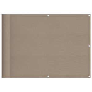 Parawan Balkonowy Mata Balkonowa Osłona Balkon Taras Taupe 75×700 cm 952965 Parawan Balkonowy Mata Balkonowa Osłona Balkon Taras Taupe 75×700 cm 952965