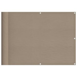Parawan Balkonowy Mata Balkonowa Osłona Balkon Taras Taupe 75×800 cm 952983 Parawan Balkonowy Mata Balkonowa Osłona Balkon Taras Taupe 75×800 cm 952983