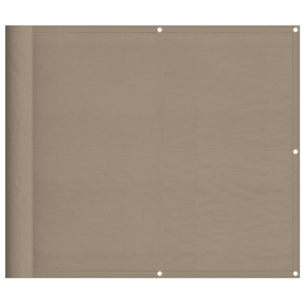 Parawan Balkonowy Mata Balkonowa Osłona Balkon Taras Taupe 90x1000 cm 952799