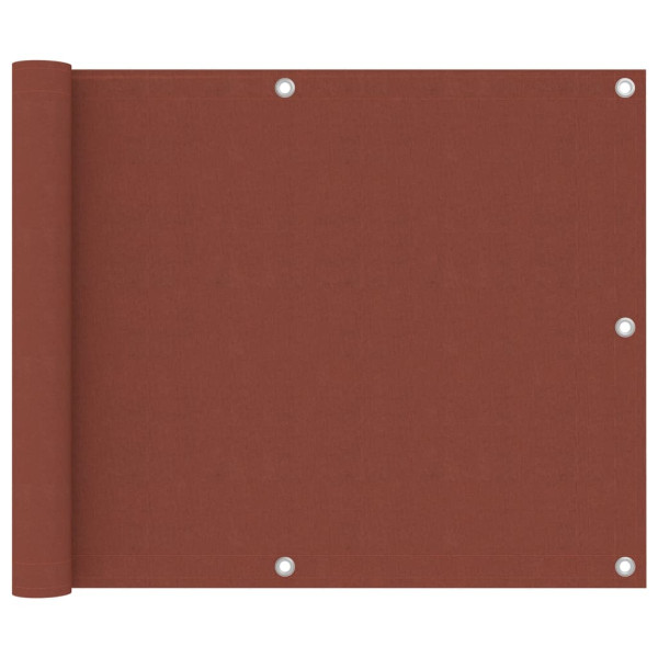 Parawan Balkonowy Mata Balkonowa Osłona Balkon Taras Terakota 75x500 cm 952762
