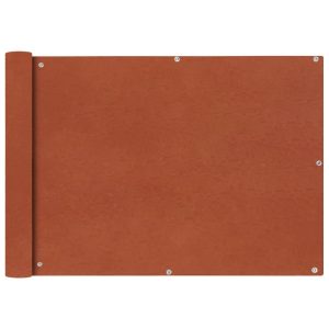Parawan Balkonowy Mata Balkonowa Osłona Balkon Taras Terakota 75×600 cm 953182 Parawan Balkonowy Mata Balkonowa Osłona Balkon Taras Terakota 75×600 cm 953182
