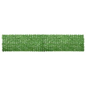 Parawan Balkonowy Mata Balkonowa Osłona Balkon Taras Zielone Liście 500×100 953127