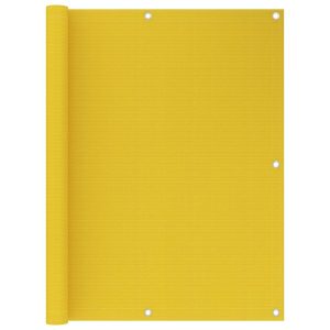 Parawan Balkonowy Mata Balkonowa Osłona Balkon Taras Żółty 120×400 cm 952825 Parawan Balkonowy Mata Balkonowa Osłona Balkon Taras Żółty 120×400 cm 952825