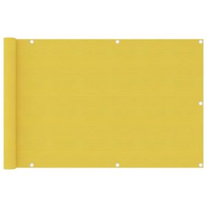 Parawan Balkonowy Mata Balkonowa Osłona Balkon Taras Żółty 90×400 cm 952824 Parawan Balkonowy Mata Balkonowa Osłona Balkon Taras Żółty 90×400 cm 952824