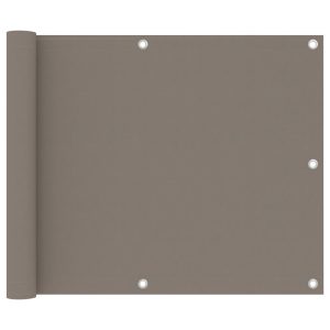 Parawan balkonowy Taupe 75 x 500 cm vidaXL 639824 Parawan balkonowy Taupe 75 x 500 cm vidaXL 639824