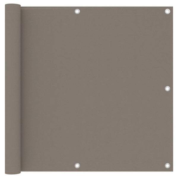 Parawan balkonowy Taupe 90 x 500 cm vidaXL 639797