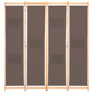 Parawan Dekoracyjny Składany Parawan Panelowy Brązowy 160x170x4 cm 808310 Parawan Dekoracyjny Składany Parawan Panelowy Brązowy 160x170x4 cm 808310