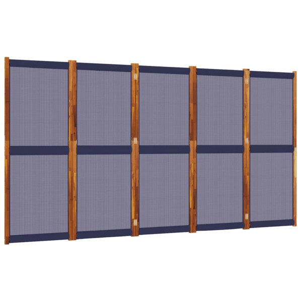 Parawan Dekoracyjny Składany Parawan Panelowy Ciemnoniebieski 350x180 cm 808313