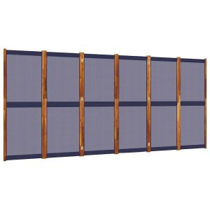 Parawan Dekoracyjny Składany Parawan Panelowy Ciemnoniebieski 420×180 cm 808468 Parawan Dekoracyjny Składany Parawan Panelowy Ciemnoniebieski 420×180 cm 808468