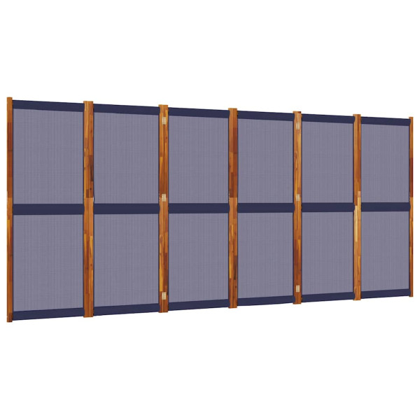 Parawan Dekoracyjny Składany Parawan Panelowy Ciemnoniebieski 420x180 cm 808468