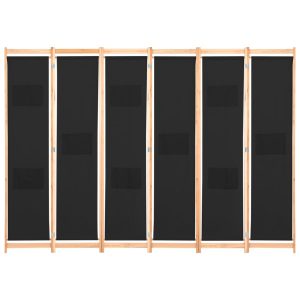 Parawan Dekoracyjny Składany Parawan Panelowy Czarny 240 x 170 x 4 cm 808410 Parawan Dekoracyjny Składany Parawan Panelowy Czarny 240 x 170 x 4 cm 808410