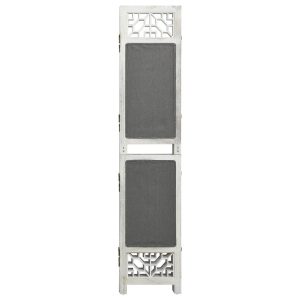 Parawan Dekoracyjny Składany Parawan Panelowy Szary 105 x 165 cm 808354 Parawan Dekoracyjny Składany Parawan Panelowy Szary 105 x 165 cm 808354