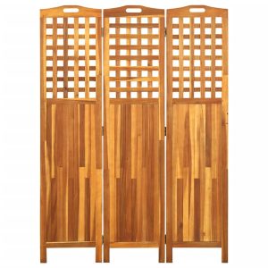 Parawan Drewniany Panelowy Panel Dekoracyjny Brązowy 121x2x170 cm 808499 Parawan Drewniany Panelowy Panel Dekoracyjny Brązowy 121x2x170 cm 808499