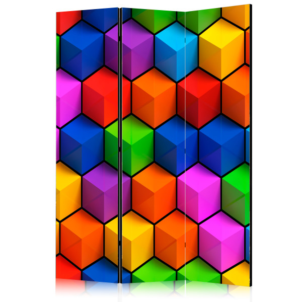 Parawan dwustronny 3D 135 x 172 cm 1 szt 574735