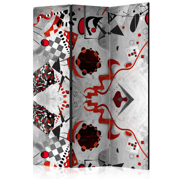 Parawan dwustronny Abstrakcje 135 x 172 cm 1 szt 572259