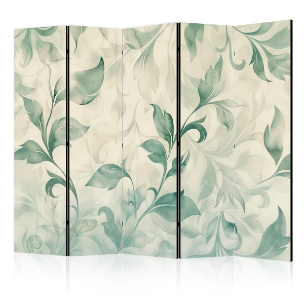 Parawan Dwustronny Akwarelowy Motyw Botaniczny 225x172cm 1095529