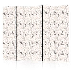 Parawan Dwustronny Botaniczna Ilustracja 225x172cm 1095592 Parawan Dwustronny Botaniczna Ilustracja 225x172cm 1095592
