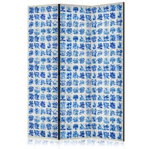 Parawan Dwustronny Ceramiczne Kafelki 135x172cm 1094388 Parawan Dwustronny Ceramiczne Kafelki 135x172cm 1094388