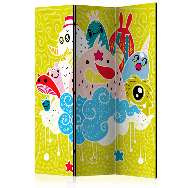 Parawan dwustronny Dla dzieci 135 x 172 cm 1 szt 575691