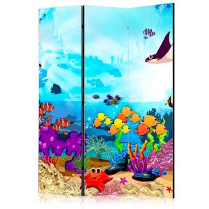 Parawan dwustronny Dla dzieci 135 x 172 cm 1 szt 574895 Parawan dwustronny Dla dzieci 135 x 172 cm 1 szt 574895
