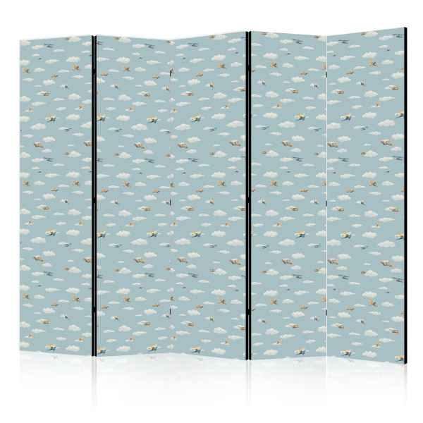 Parawan dwustronny Dla dzieci 225 x 172 cm 1 szt 575521
