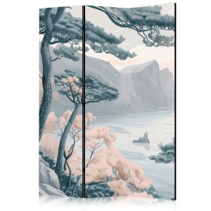 Parawan Dwustronny Górzyste Wybrzeże 135x172cm 1095317 Parawan Dwustronny Górzyste Wybrzeże 135x172cm 1095317