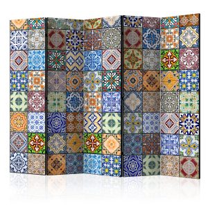 Parawan Dwustronny Kolorowa Mozaika 225x172cm 1094875 Parawan Dwustronny Kolorowa Mozaika 225x172cm 1094875