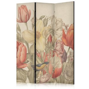 Parawan dwustronny Kwiaty 135 x 172 cm 1 szt 572220 Parawan dwustronny Kwiaty 135 x 172 cm 1 szt 572220