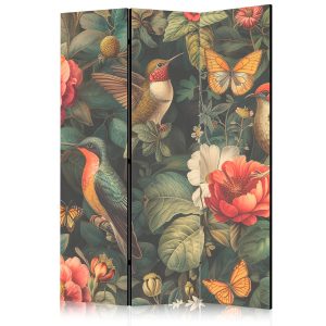 Parawan dwustronny Kwiaty 135 x 172 cm 1 szt 572260 Parawan dwustronny Kwiaty 135 x 172 cm 1 szt 572260