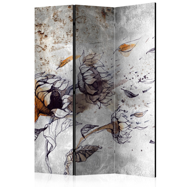 Parawan dwustronny Kwiaty 135 x 172 cm 1 szt 574205