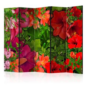 Parawan dwustronny Kwiaty 225 x 172 cm 1 szt 571555 Parawan dwustronny Kwiaty 225 x 172 cm 1 szt 571555