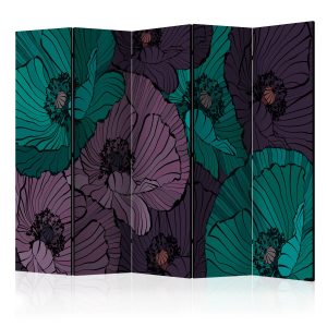 Parawan dwustronny Kwiaty 225 x 172 cm 1 szt 570732 Parawan dwustronny Kwiaty 225 x 172 cm 1 szt 570732