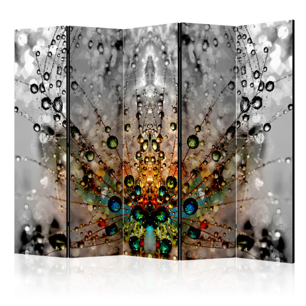 Parawan dwustronny Kwiaty 225 x 172 cm 1 szt 571718