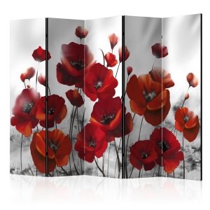 Parawan dwustronny Kwiaty 225 x 172 cm 1 szt 571754 Parawan dwustronny Kwiaty 225 x 172 cm 1 szt 571754