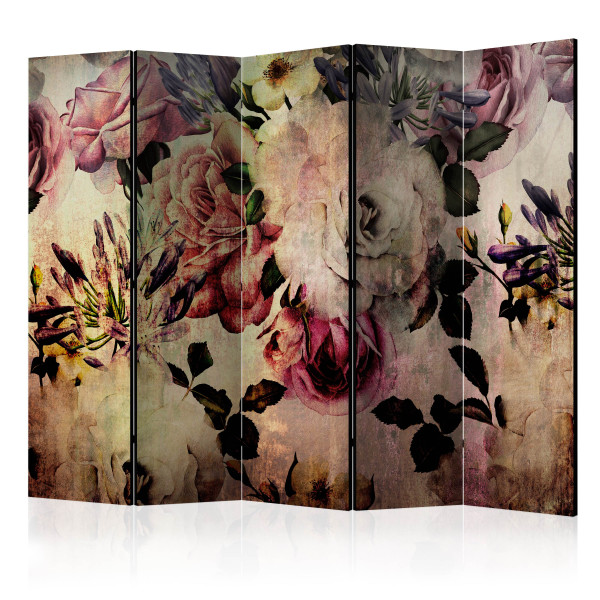 Parawan dwustronny Kwiaty 225 x 172 cm 1 szt 571866