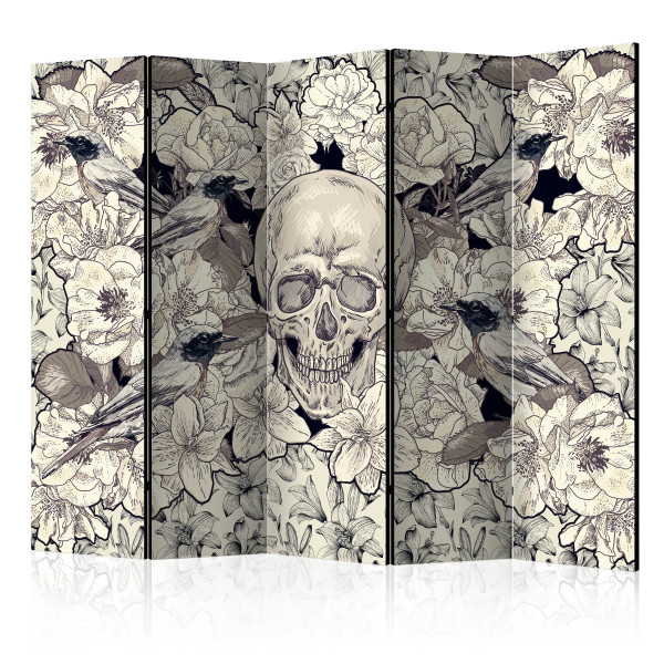 Parawan dwustronny Kwiaty 225 x 172 cm 1 szt 573987