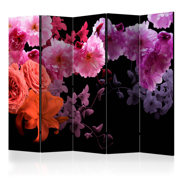Parawan dwustronny Kwiaty 225 x 172 cm 1 szt 571293