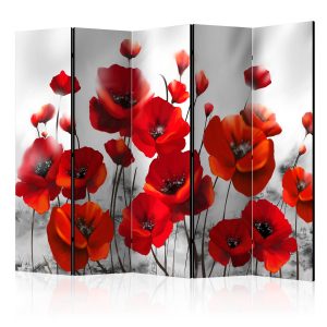Parawan dwustronny Kwiaty 225 x 172 cm 1 szt 574683