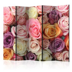 Parawan dwustronny Kwiaty 225 x 172 cm 1 szt 574701