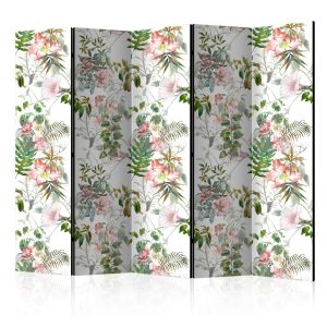 Parawan dwustronny Kwiaty 225 x 172 cm 1 szt 574806