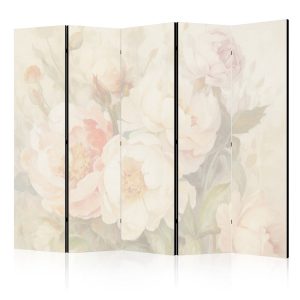 Parawan Dwustronny Kwitnące piwonie 225x172cm 1095150 Parawan Dwustronny Kwitnące piwonie 225x172cm 1095150